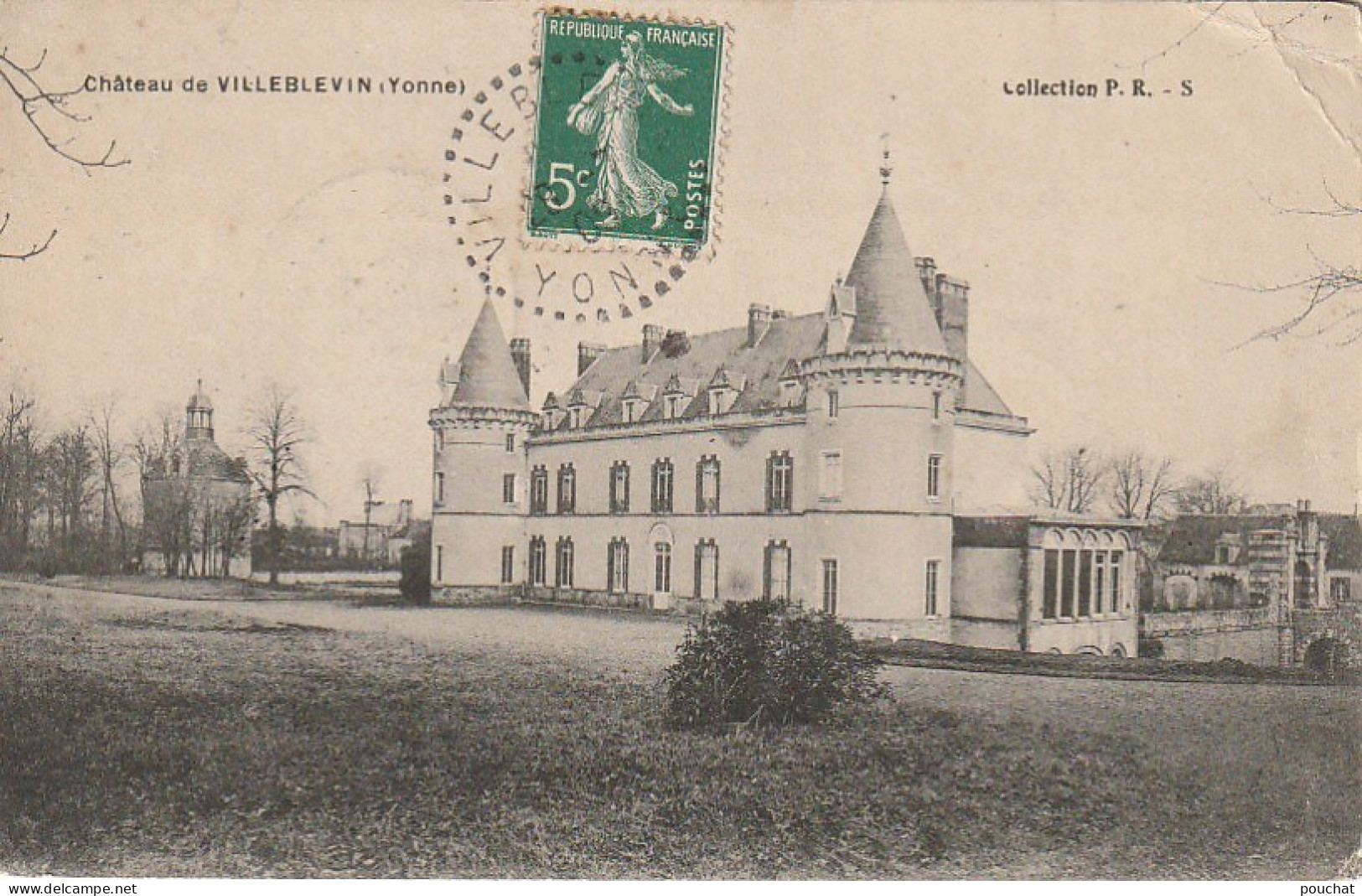 VE 14-(89) CHATEAU DE VILLEBLEVIN - 2 SCANS - Villeblevin