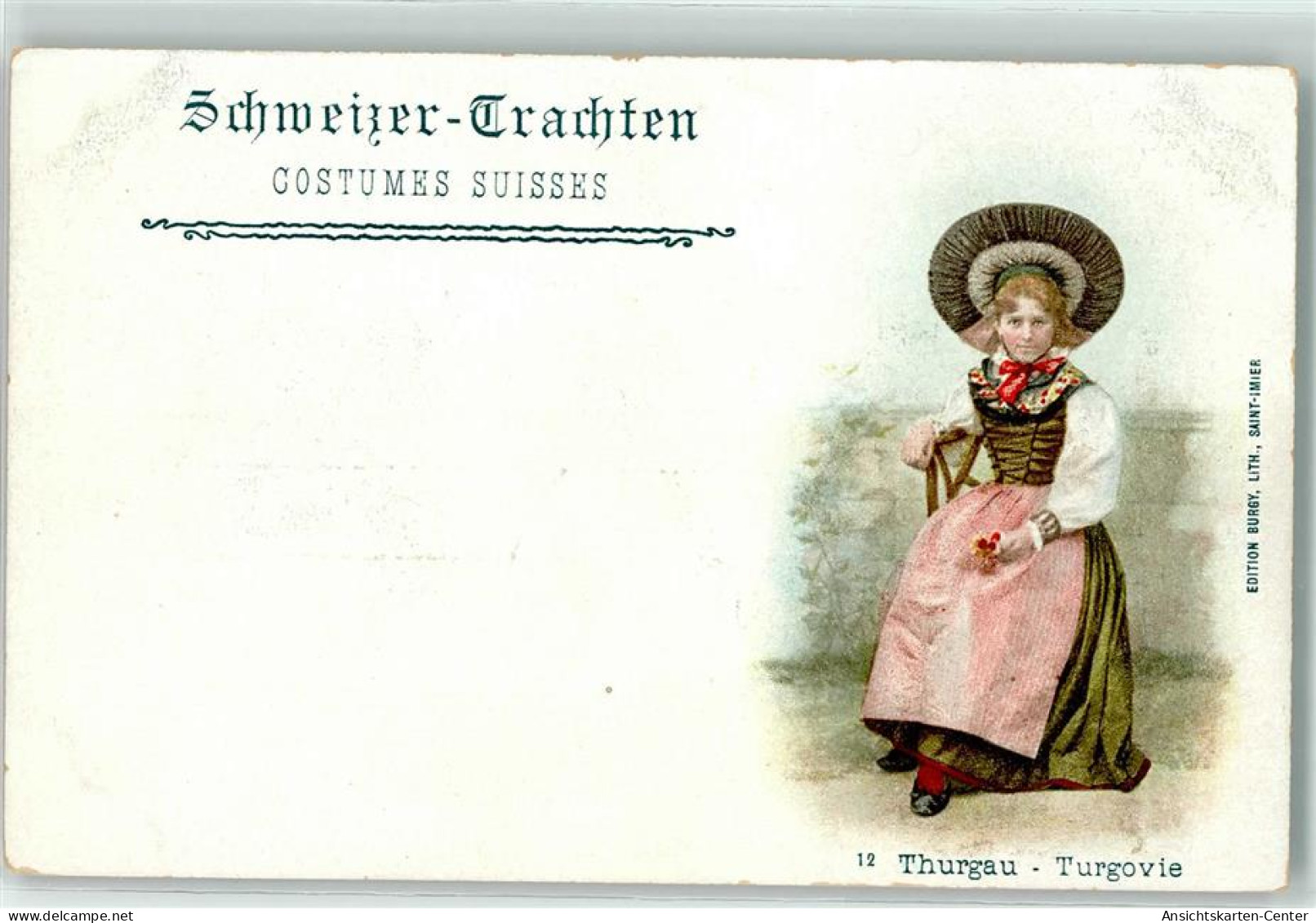 10609806 - Thurgauer Trachtenmaedchen - Costumes