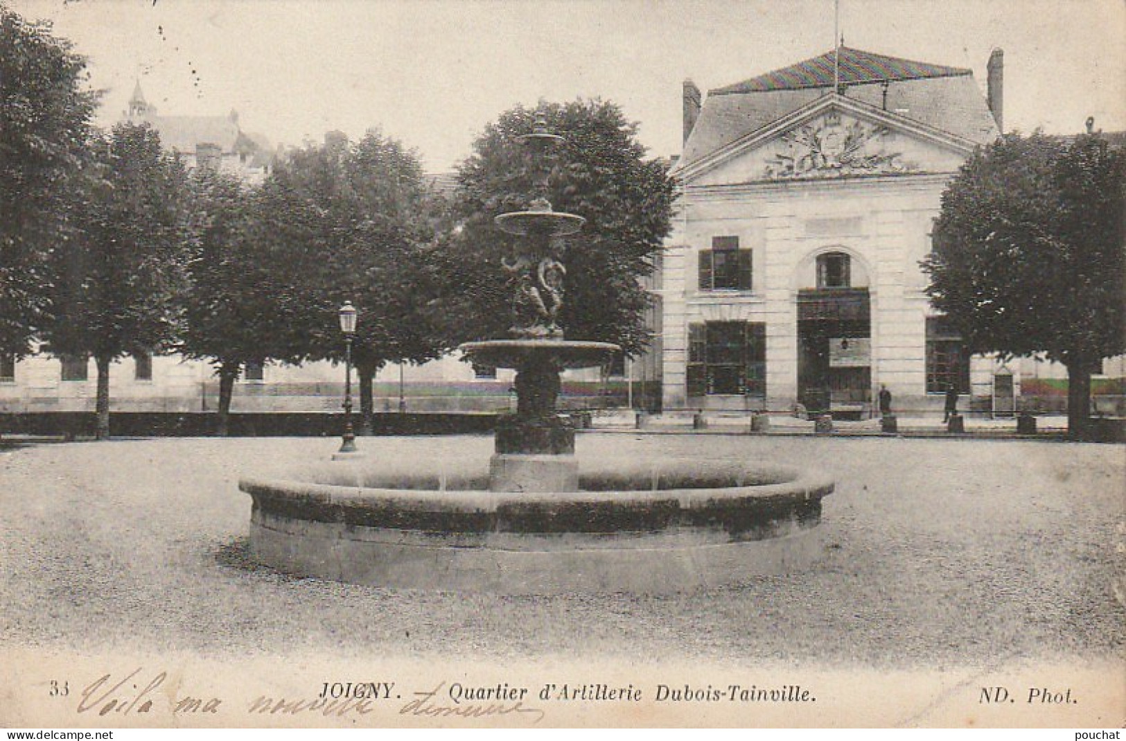 VE 14-(89) JOIGNY - QUARTIER D' ARTILLERIE DUBOIS TAINVILLE - TAMPON MILITAIRE 105e REGIMENT D' ARTILLERIE LOURDE - Joigny