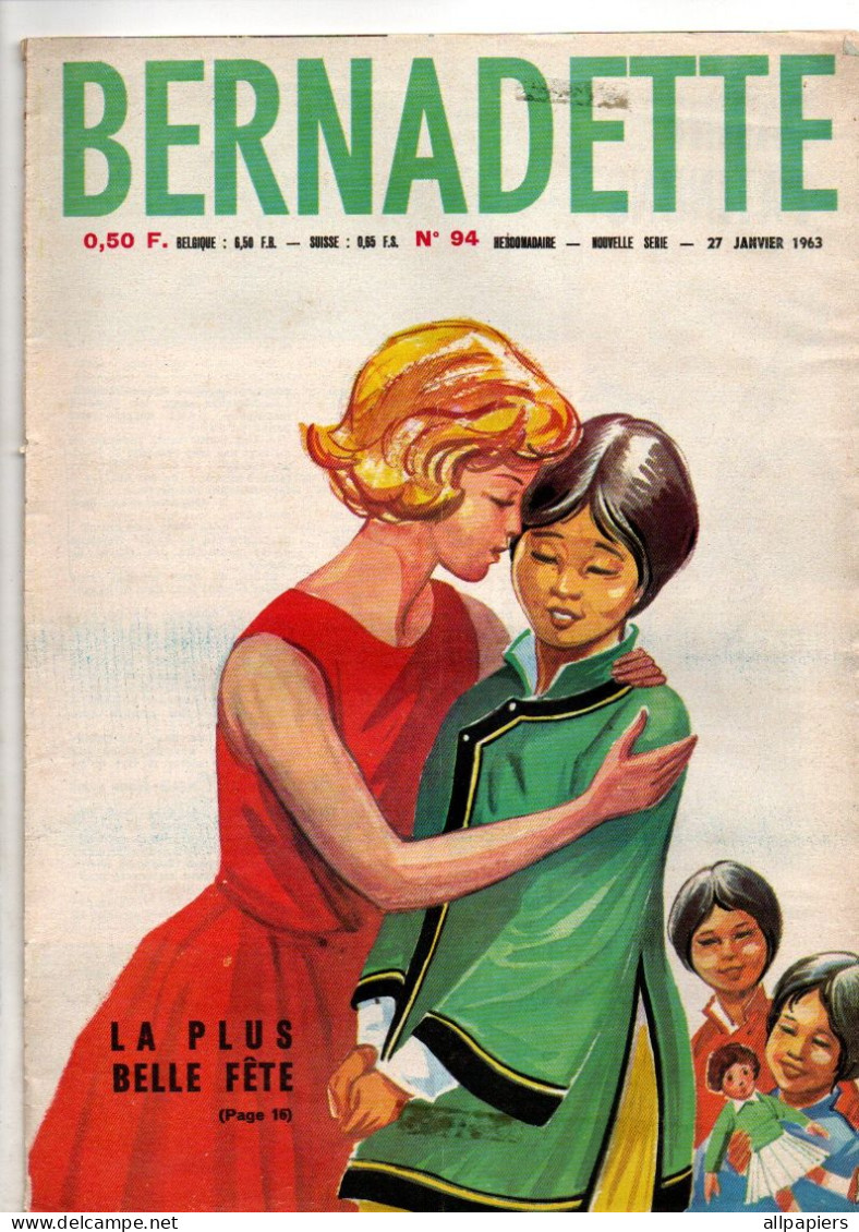 Bernadette N°94 La Xe Journée Mondiale Des Lépreux - La Première Reine De France - Pour Poupée Chaussons Et Bonnet - Bernadette