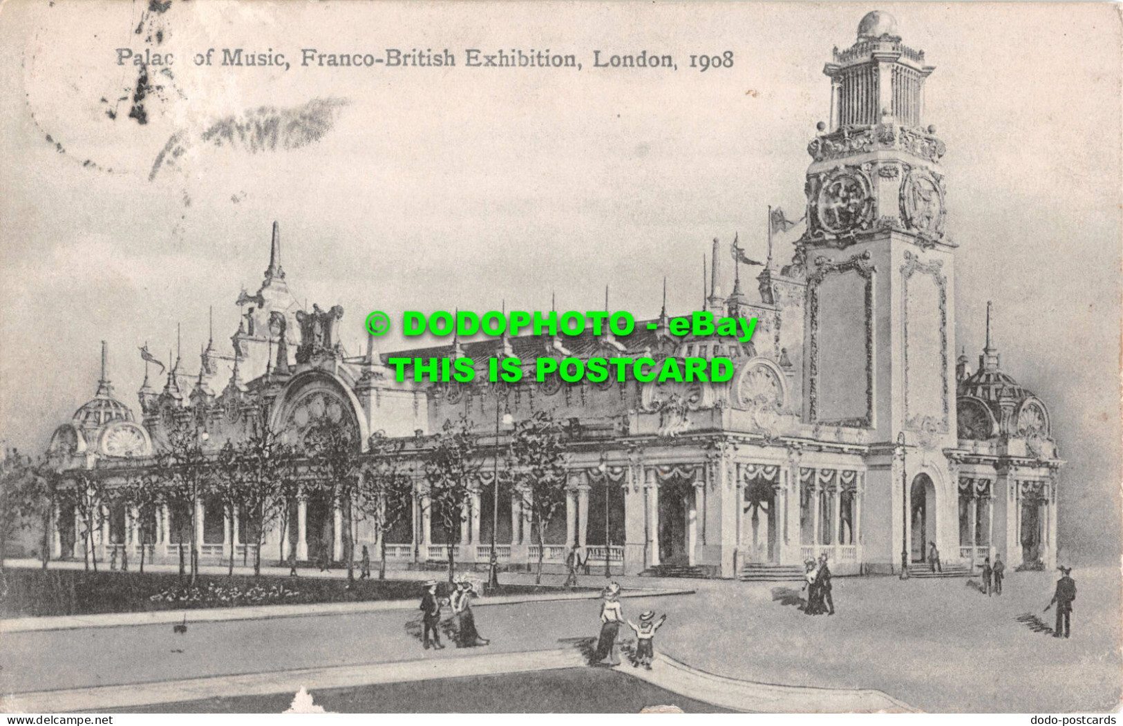 R551437 London. Palac Of Music. Franco British Exhibition. Valentine. 1908 - Other & Unclassified