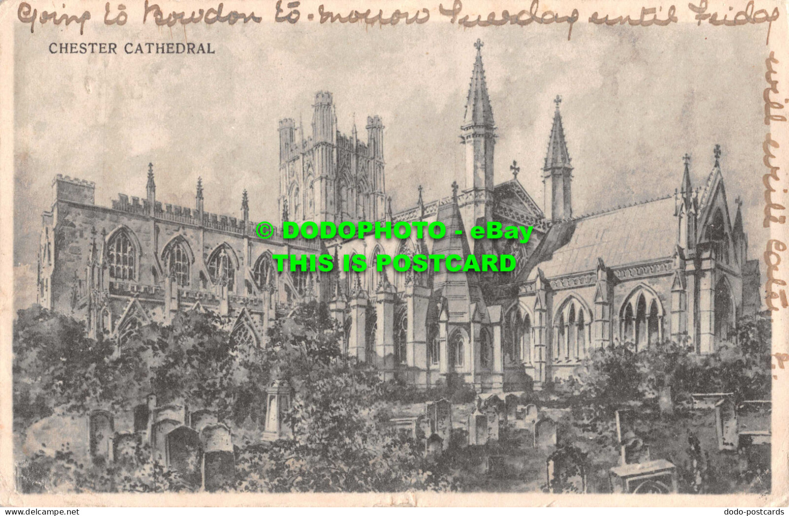 R551442 Chester Cathedral. Postcard. 1903 - Welt