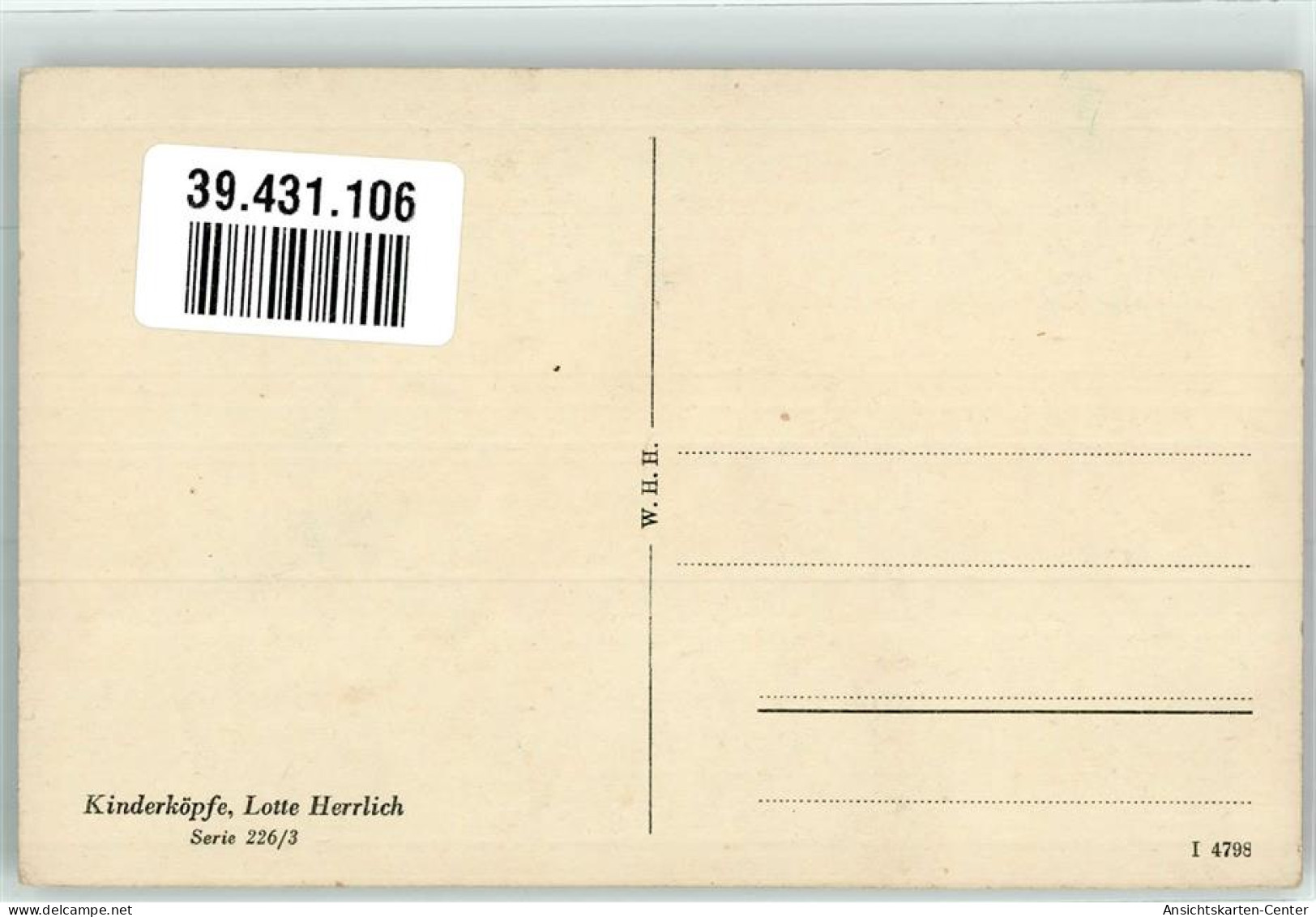 39431106 - Kinderkoepfe Serie 226-3 - Herrlich, Lotte