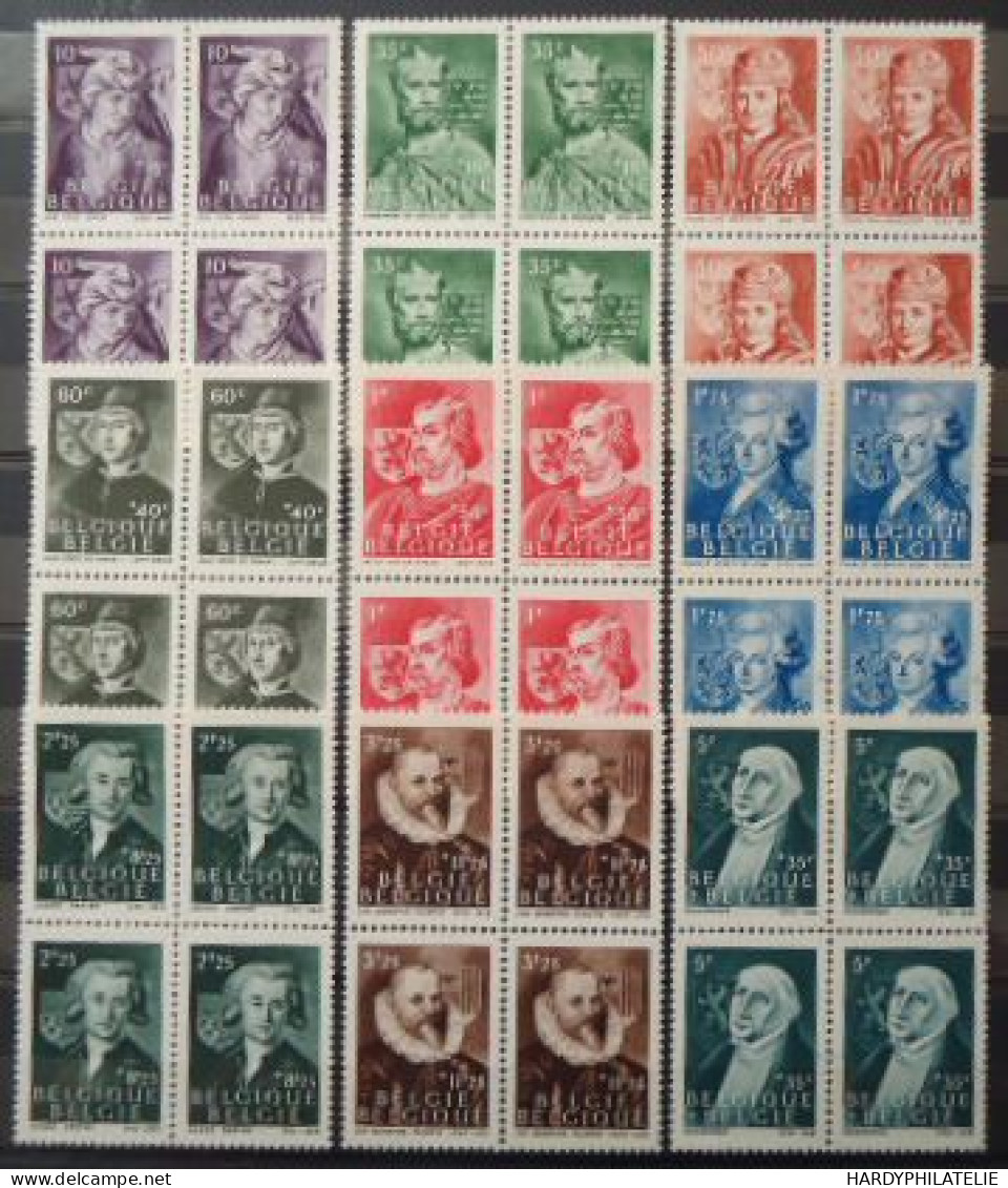 BELGIQUE N°661/669 MNH** - Unused Stamps