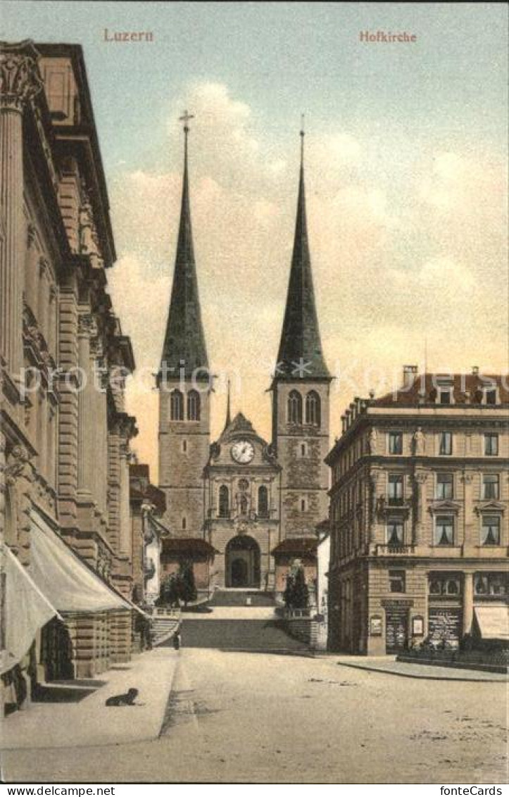 12318114 Luzern LU Hofkirche Luzern - Andere & Zonder Classificatie