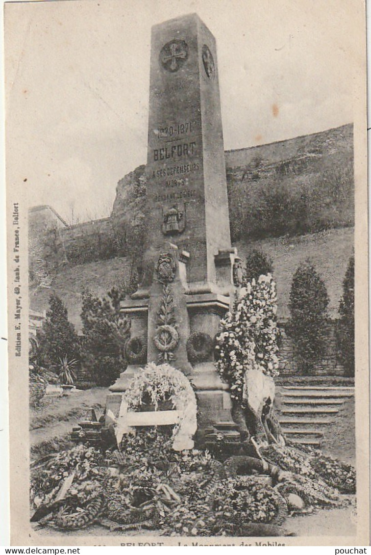 VE 15-(90) BELFORT - LE MONUMENT DES MOBILES - 2 SCANS - Belfort - Città