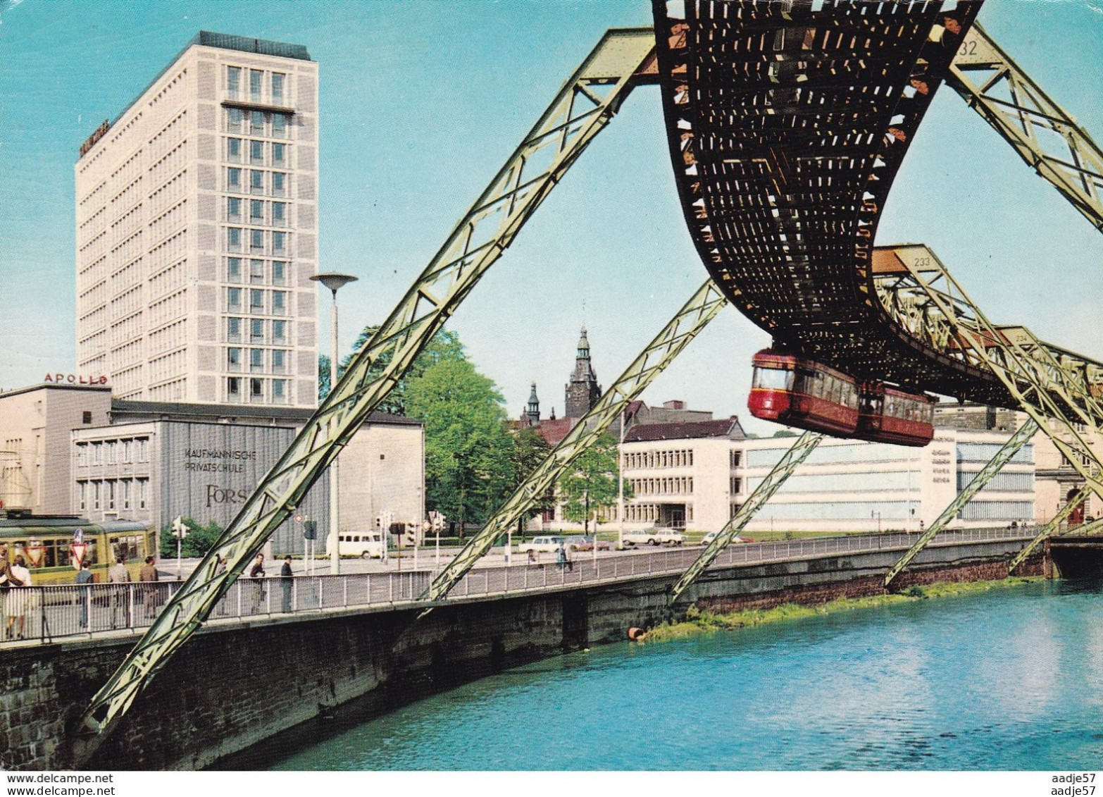 Deutschland Germany Wuppertal Schwebebahn - Treinen