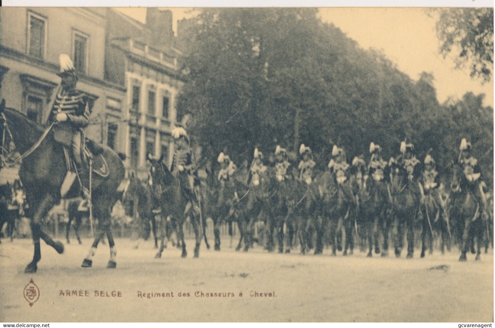 ARMEE BELGE.  REGIMENT DES CHASSEURS A CHEVAL.      ZIE AFBEELDINGEN - Régiments