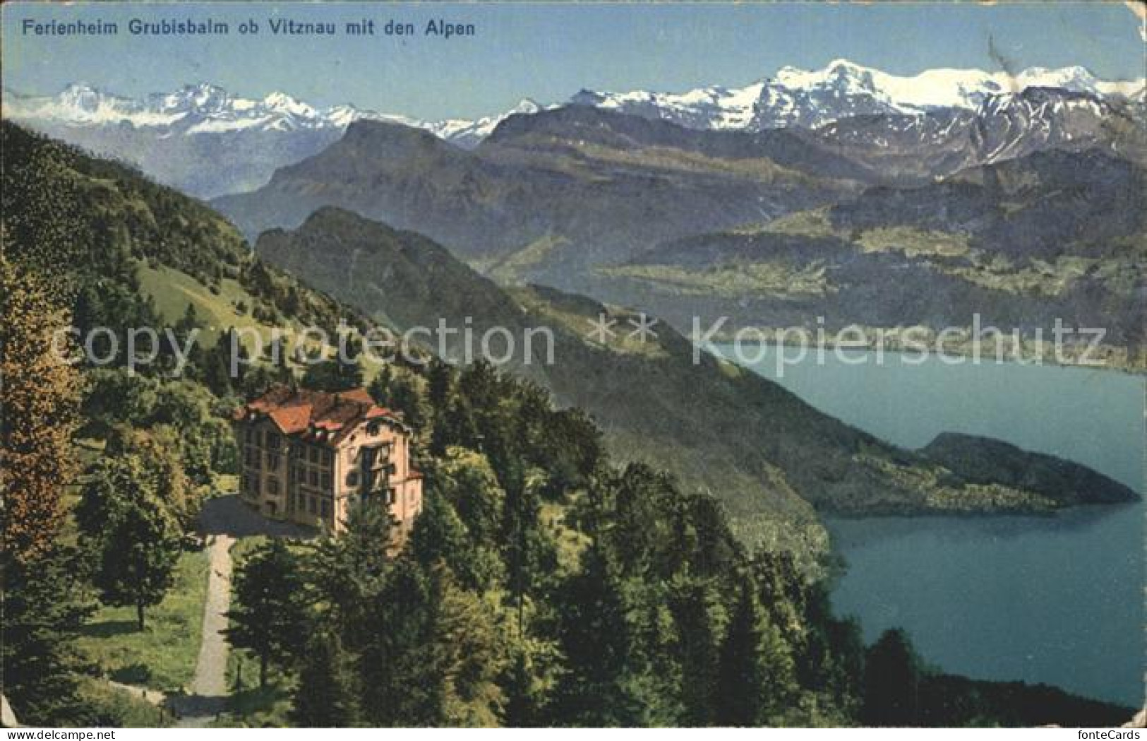 12318083 Vitznau Ferienheim Grubisbalm Alpenpanorama Vitznau - Andere & Zonder Classificatie