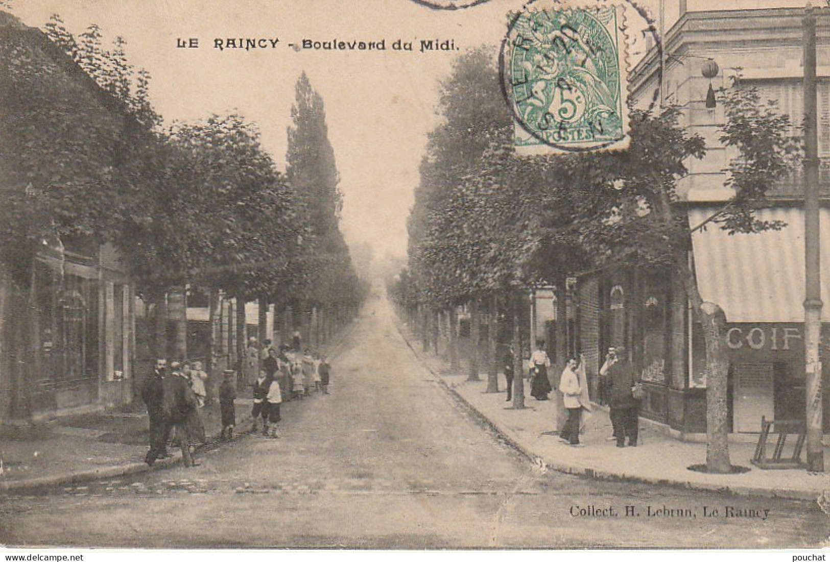 VE 18-(93) LE RAINCY - BOULEVARD DU MIDI - ANIMATION - COIFFEUR - 2 SCANS - Le Raincy