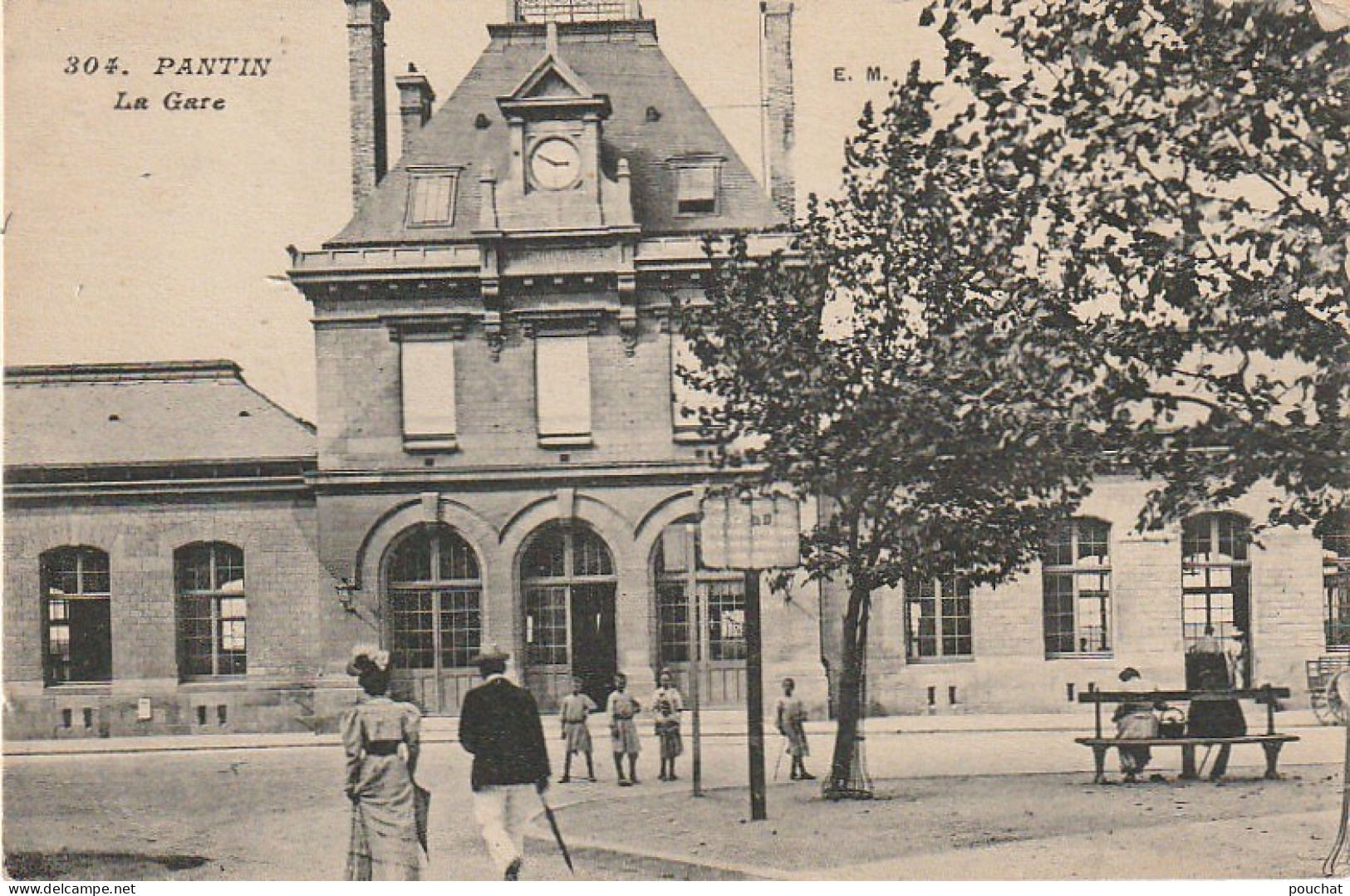 VE 18-(93) PANTIN - LA GARE - ANIMATION , ENFANTS - 2 SCANS - Pantin