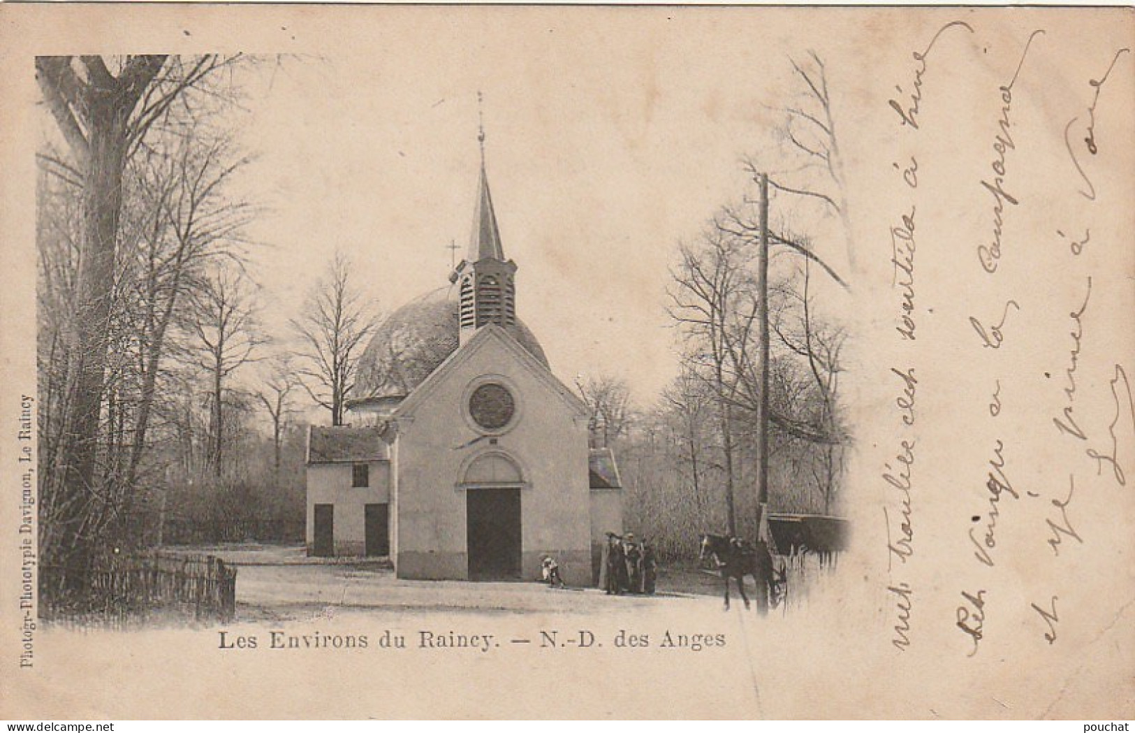 VE 18-(93) LES ENVIRONS DU RAINCY - NOTRE DAME DES ANGES  - LA CHAPELLE - PHOT . DAVIGNON , LE RAINCY  - 2 SCANS - Sonstige & Ohne Zuordnung