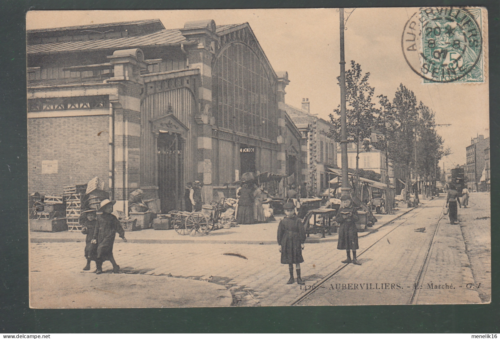 CP - 93 - Aubervilliers - Le Marché - Aubervilliers