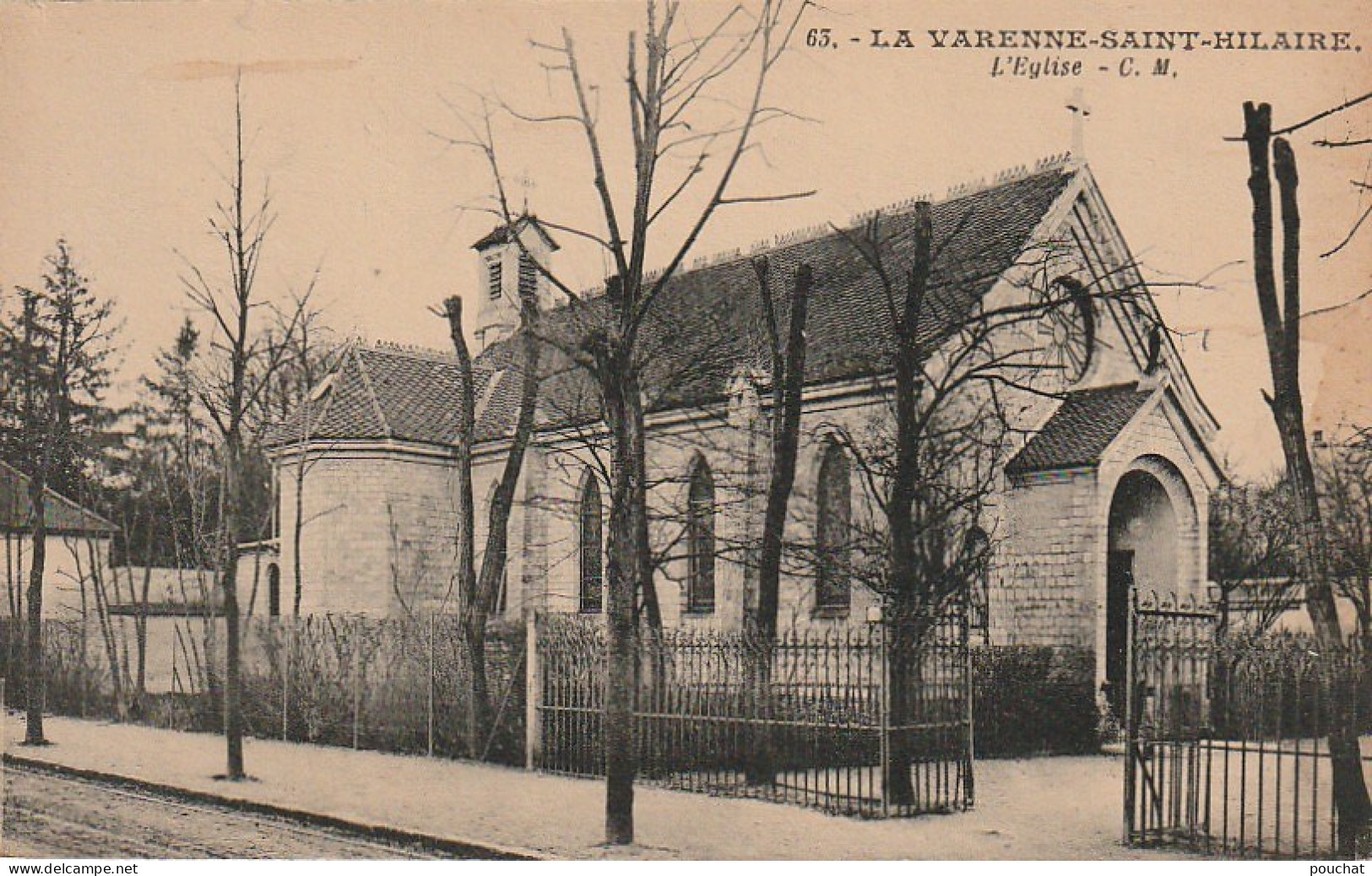 VE 19 -(94) LA VARENNE SAINT HILAIRE - L' EGLISE   - 2 SCANS - Other & Unclassified