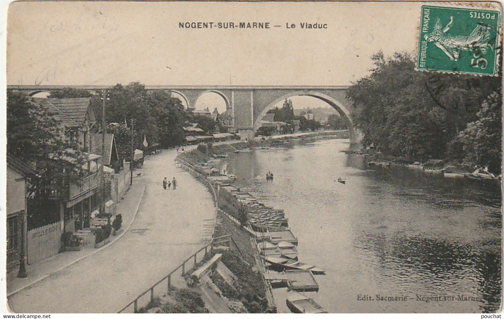 VE 19-(94)  NOGENT SUR MARNE - LE VIADUC - 2 SCANS - Nogent Sur Marne