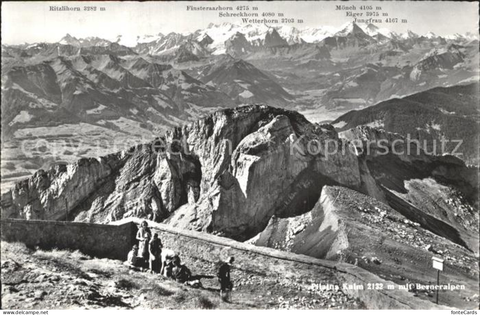 12318011 Pilatus Kulm Panorama Berner Alpen Pilatus  - Andere & Zonder Classificatie