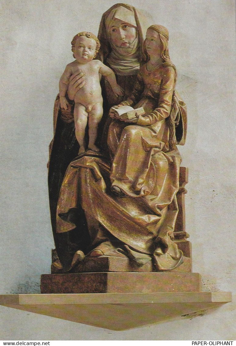 8712 VOLKACH, Wallfahrtskirche St. Maria Im Weingarten, Anna Selbdritt. - Kitzingen