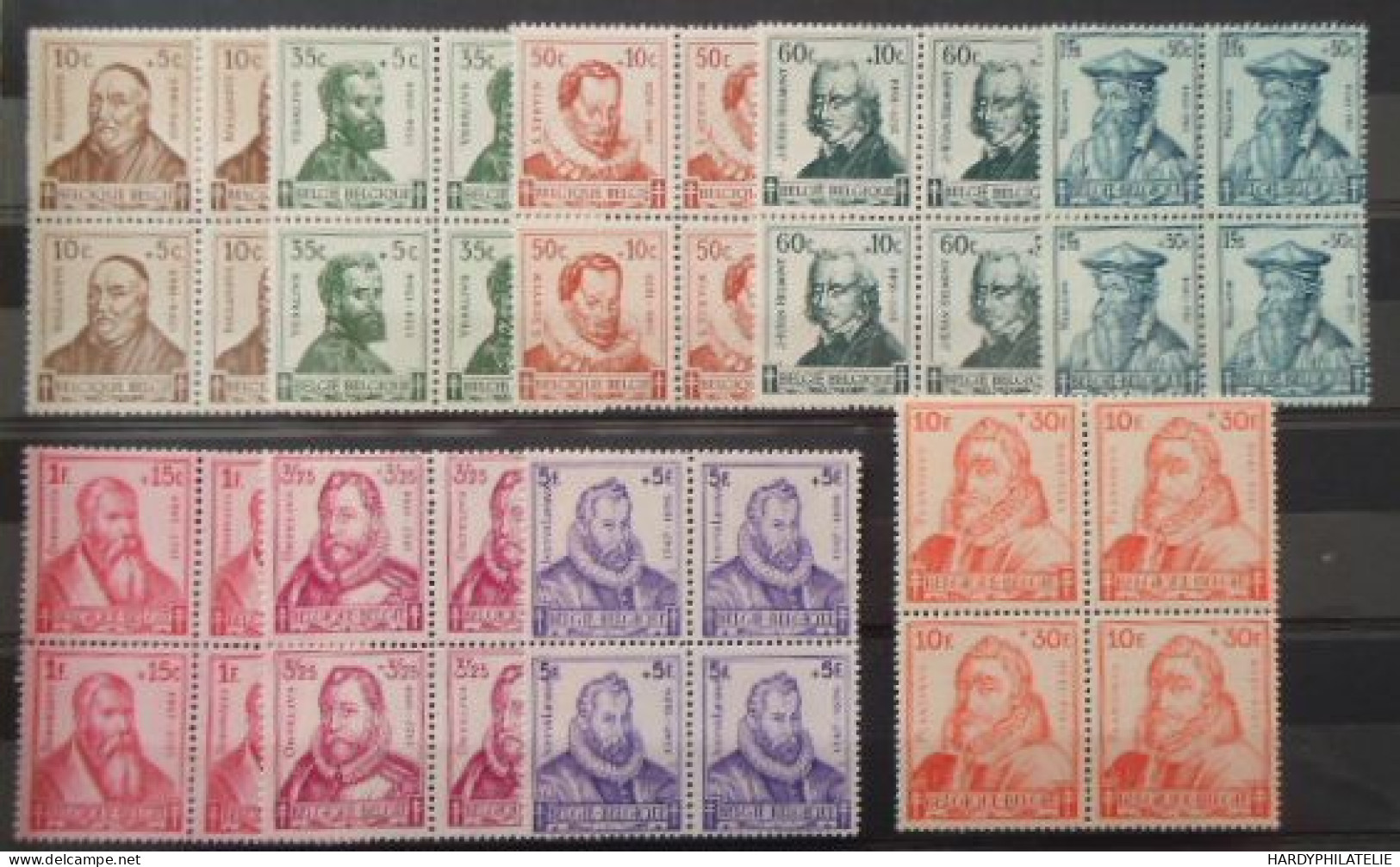 BELGIQUE N°593/601 MNH** - Unused Stamps