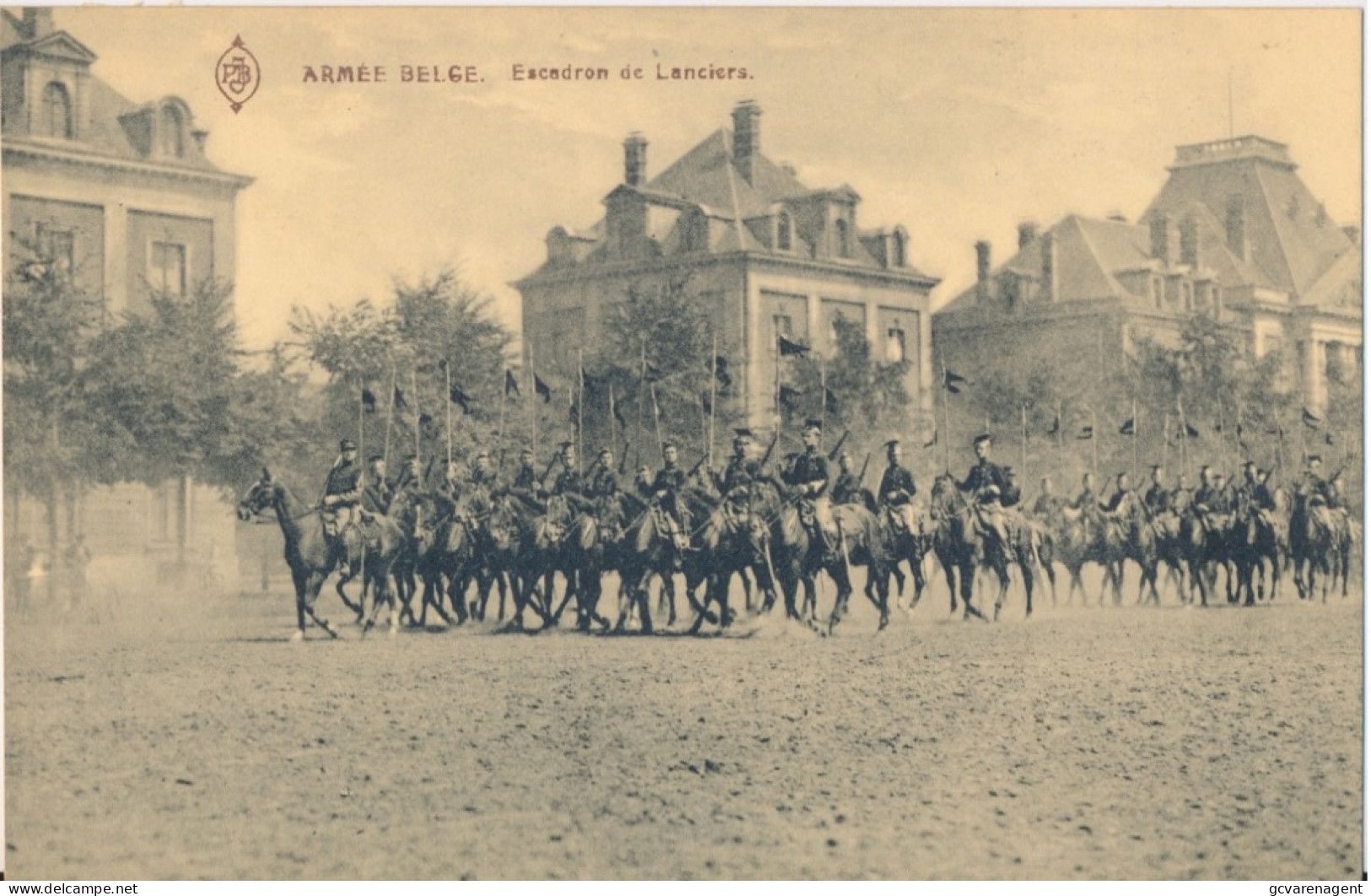 ARMEE BELGE.   ESCADRON DE LANCIERS .      ZIE AFBEELDINGEN - Regimenten