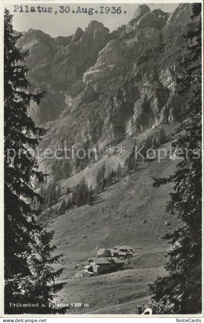 12318003 Fraekmuend Bergdorf Alp Pilatus - Other & Unclassified