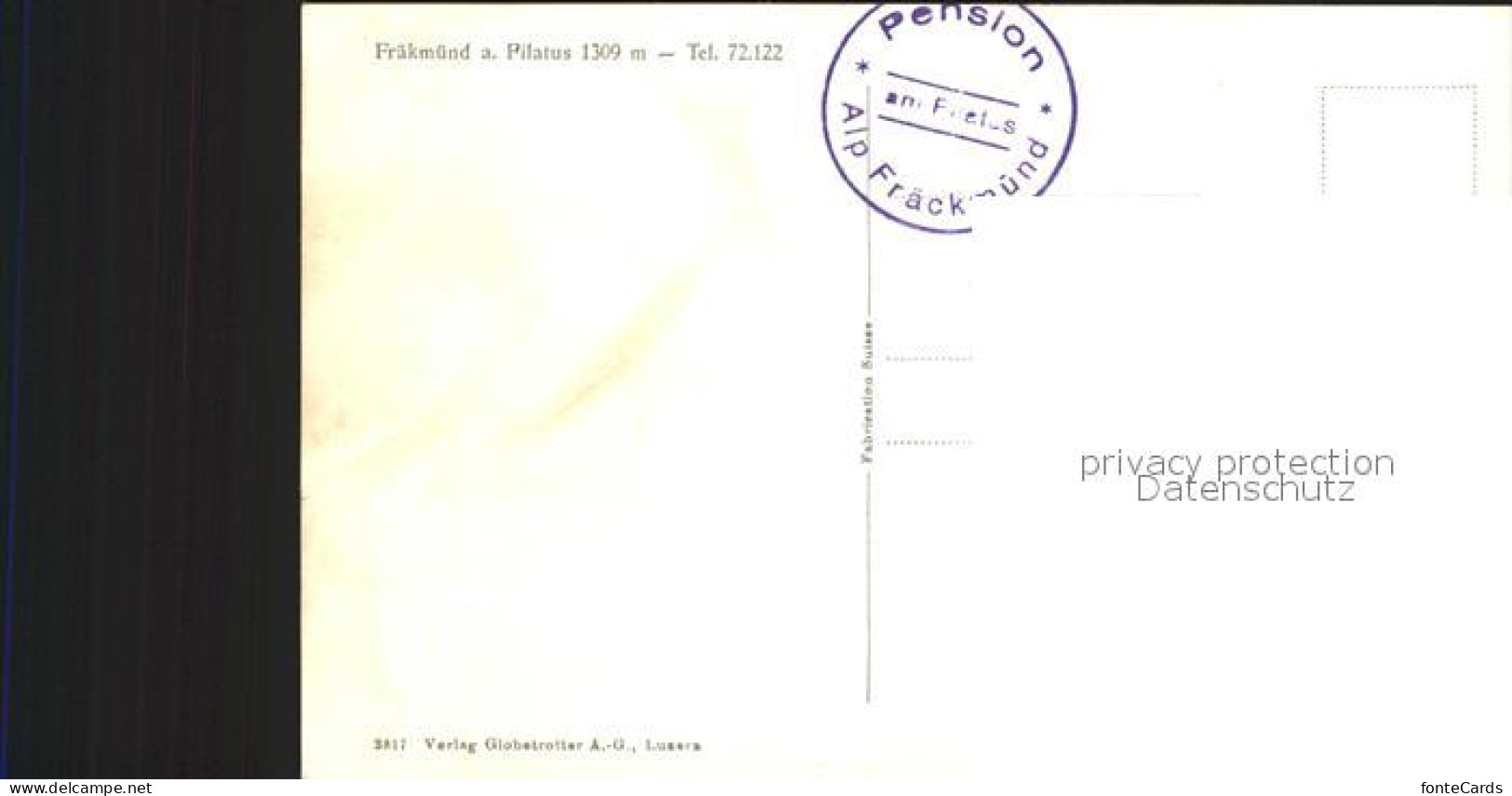 12318003 Fraekmuend Bergdorf Alp Pilatus - Autres & Non Classés