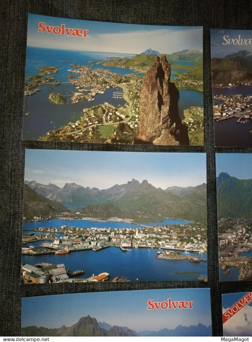 SVOLVAER - Norway - Lot Of 7 Uncirculated Postcards - Lotto 7 Cartoline Non Viaggiate - Norvège