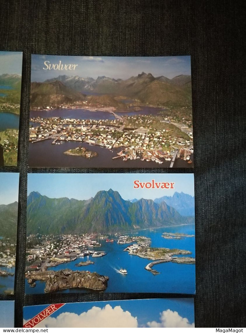 SVOLVAER - Norway - Lot Of 7 Uncirculated Postcards - Lotto 7 Cartoline Non Viaggiate - Norvège