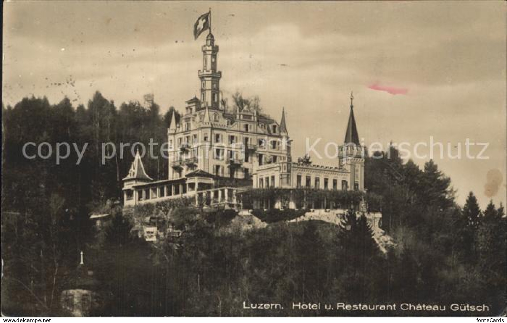 12317998 Luzern LU Hotel Restaurant Chateau Guetsch Luzern - Andere & Zonder Classificatie