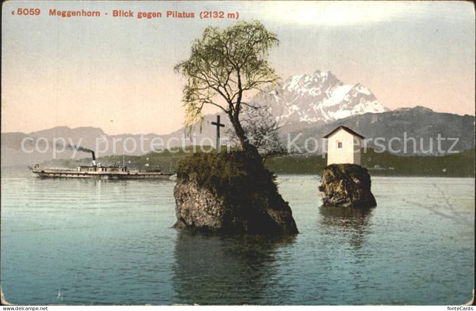 12317982 Meggen Meggenhorn Vierwaldstaettersee Dampfer Pilatus Meggen - Andere & Zonder Classificatie