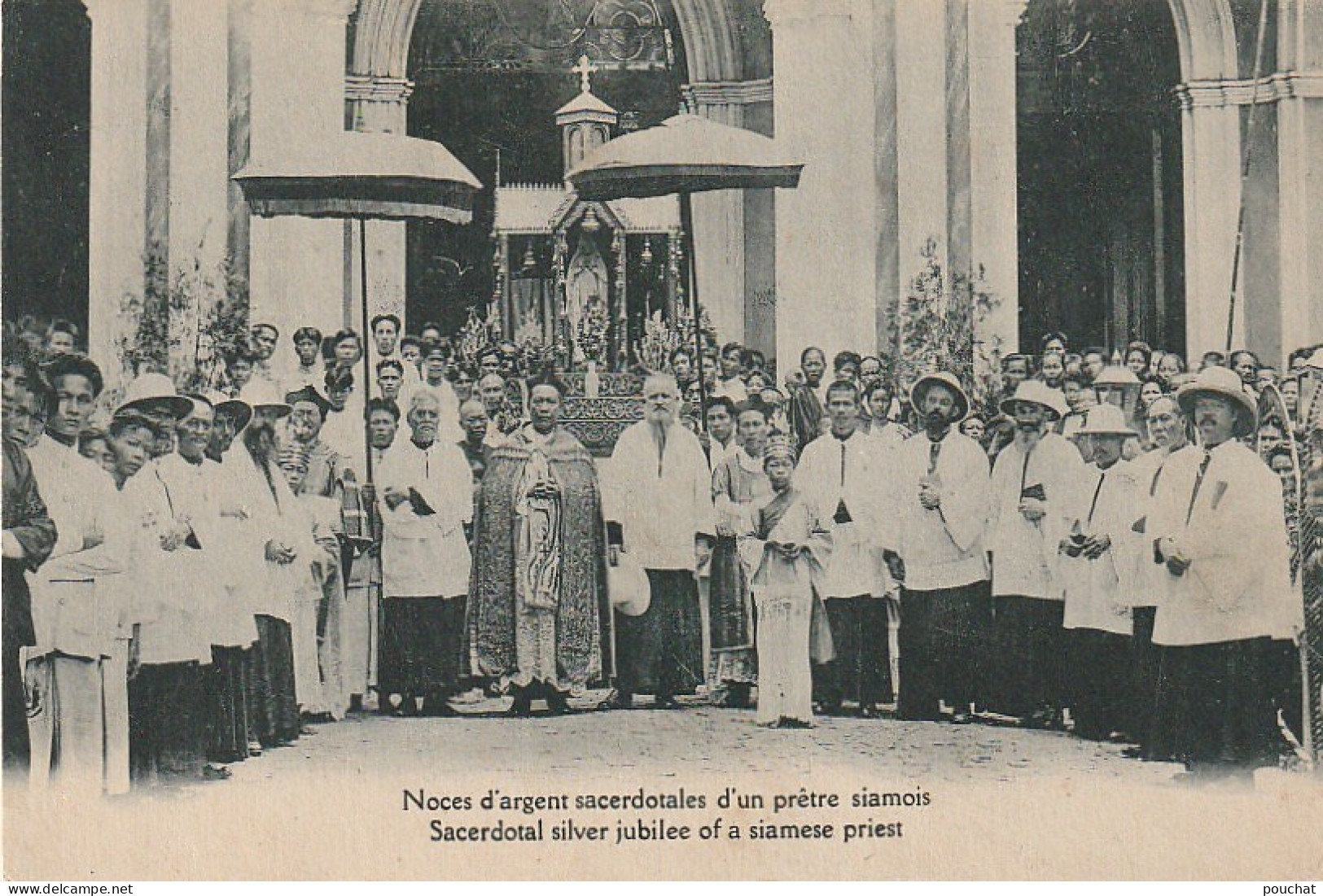 VE 22- (THAILANDE) NOCES D' ARGENT SACERDOTALES D' UN PRETRE SIAMOIS - SACERDOTAL SILVER JUBILEE OF A SIAMESE PRIEST - Thailand