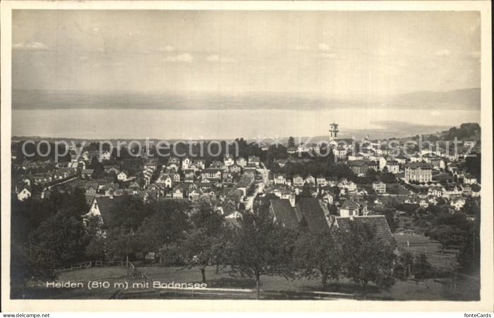 12317968 Heiden AR Gesamtansicht Kurort Mit Bodensee Heiden - Other & Unclassified