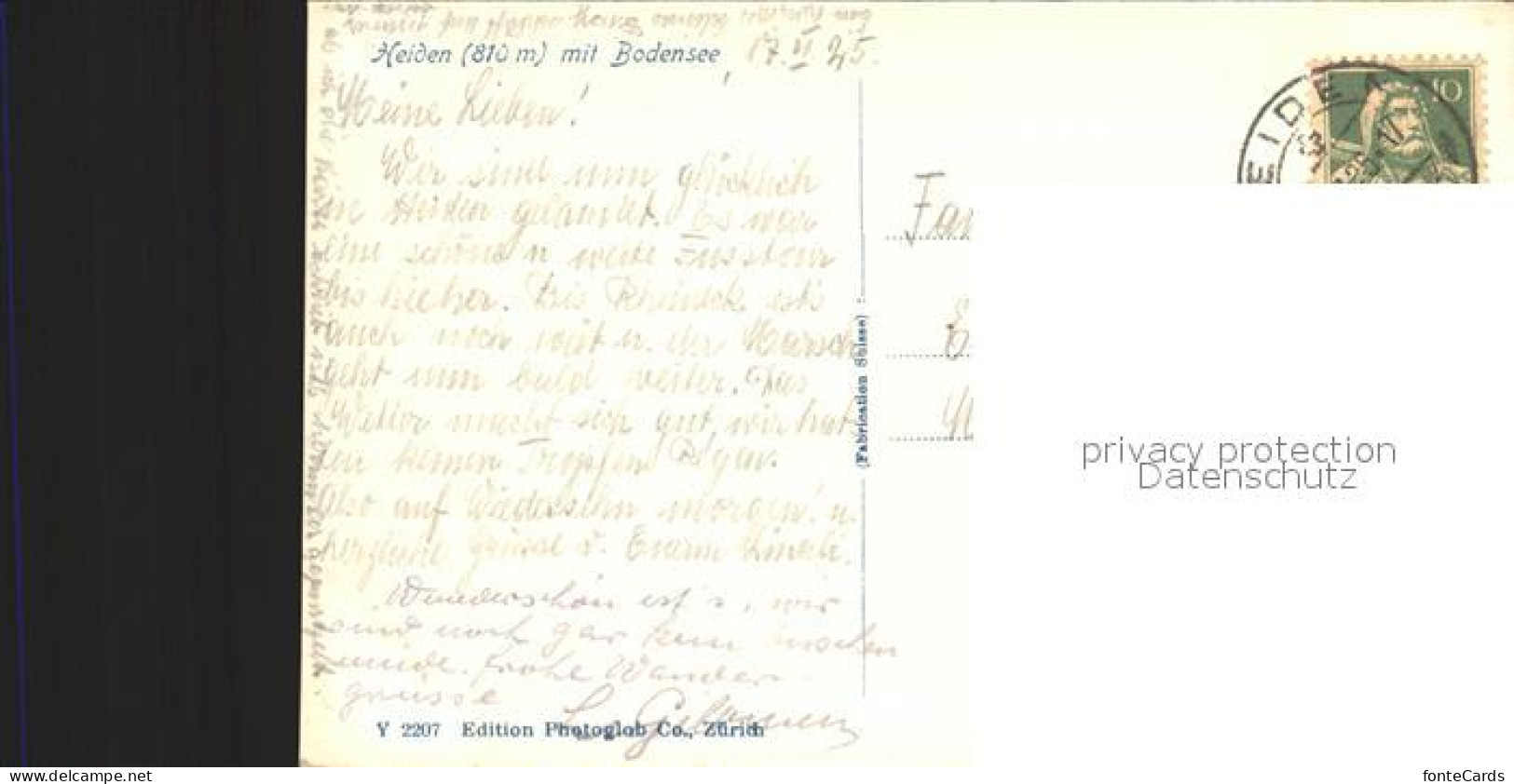 12317968 Heiden AR Gesamtansicht Kurort Mit Bodensee Heiden - Other & Unclassified