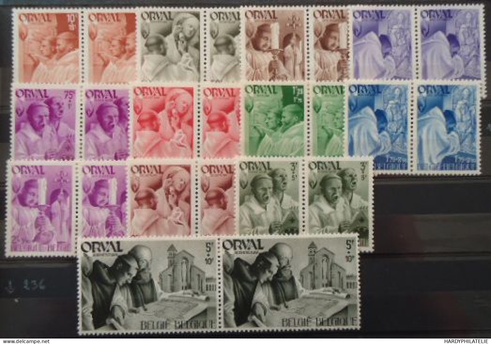 BELGIQUE N°556/567 MNH** - Unused Stamps