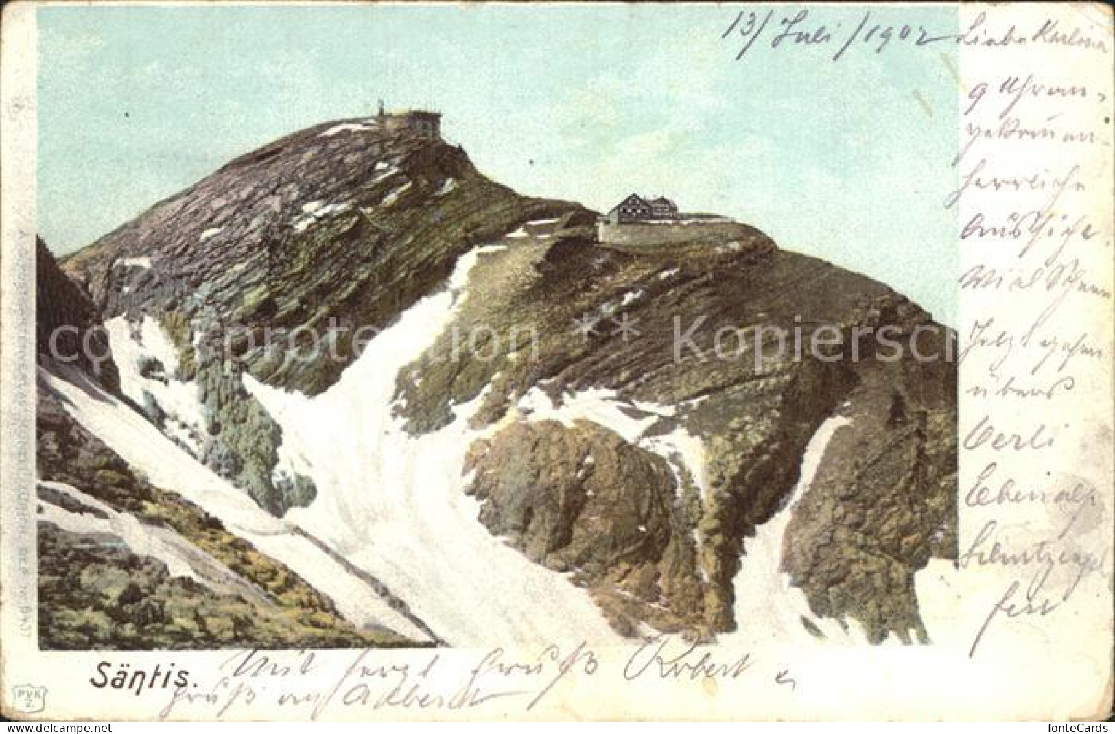 12317960 Saentis AR Observatorium Berggasthaus Appenzeller Alpen Saentis AR - Sonstige & Ohne Zuordnung