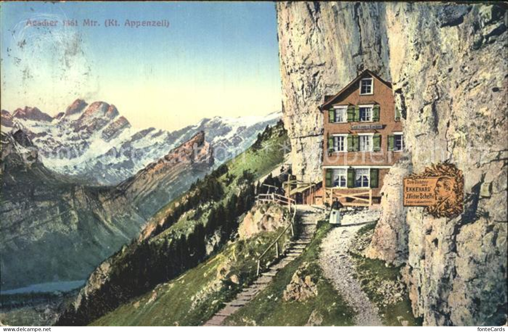 12317932 Aescher-Wildkirchli Gasthaus Alpenpanorama Weissbad - Sonstige & Ohne Zuordnung