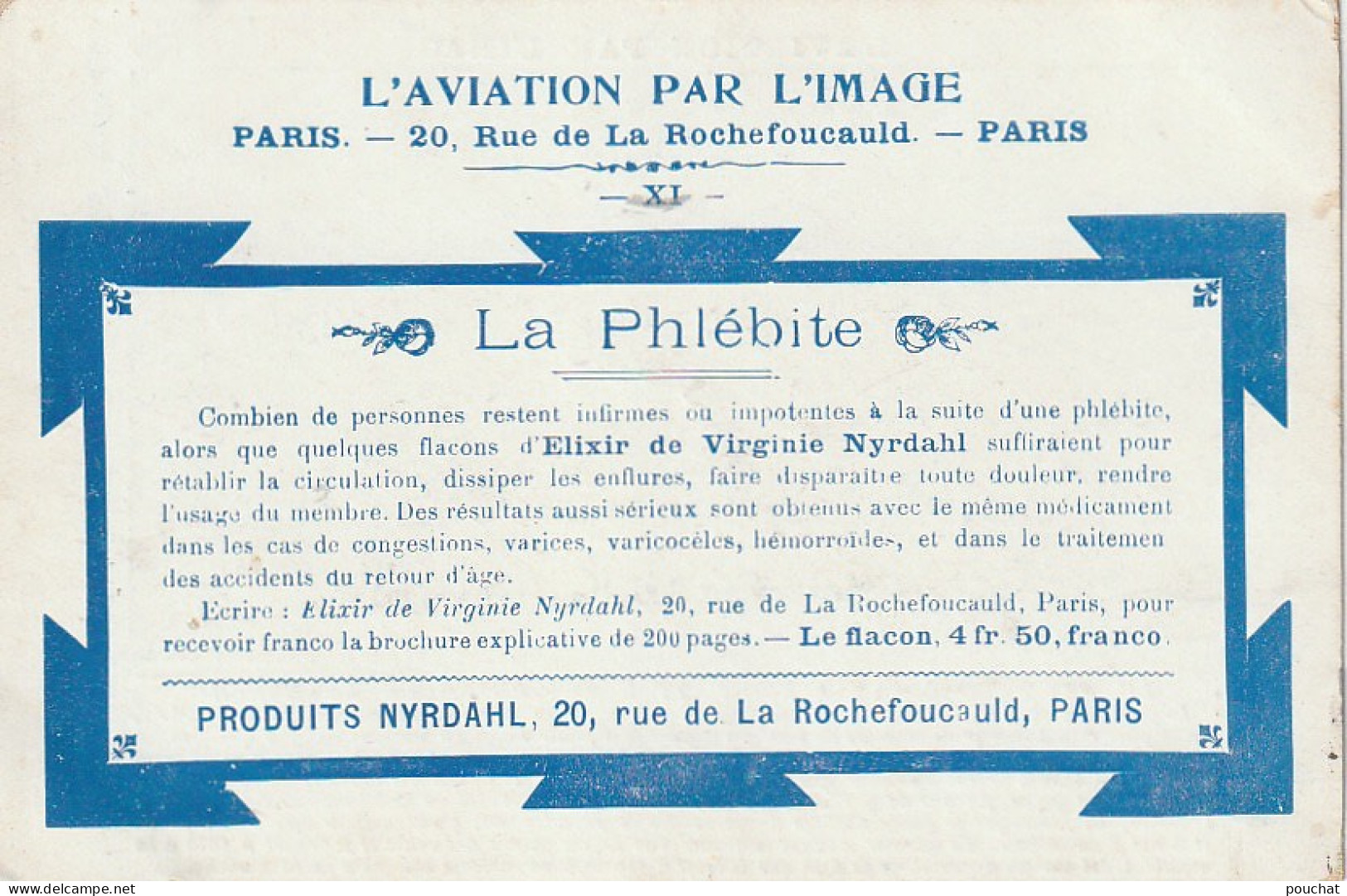 VE 24- LE PETIT MONOPLAN BLERIOT, TYPE TRAVERSEE DE LA MANCHE - L' AVIATION PAR L' IMAGE - CARTE PUB NYRDAHL - Sonstige & Ohne Zuordnung