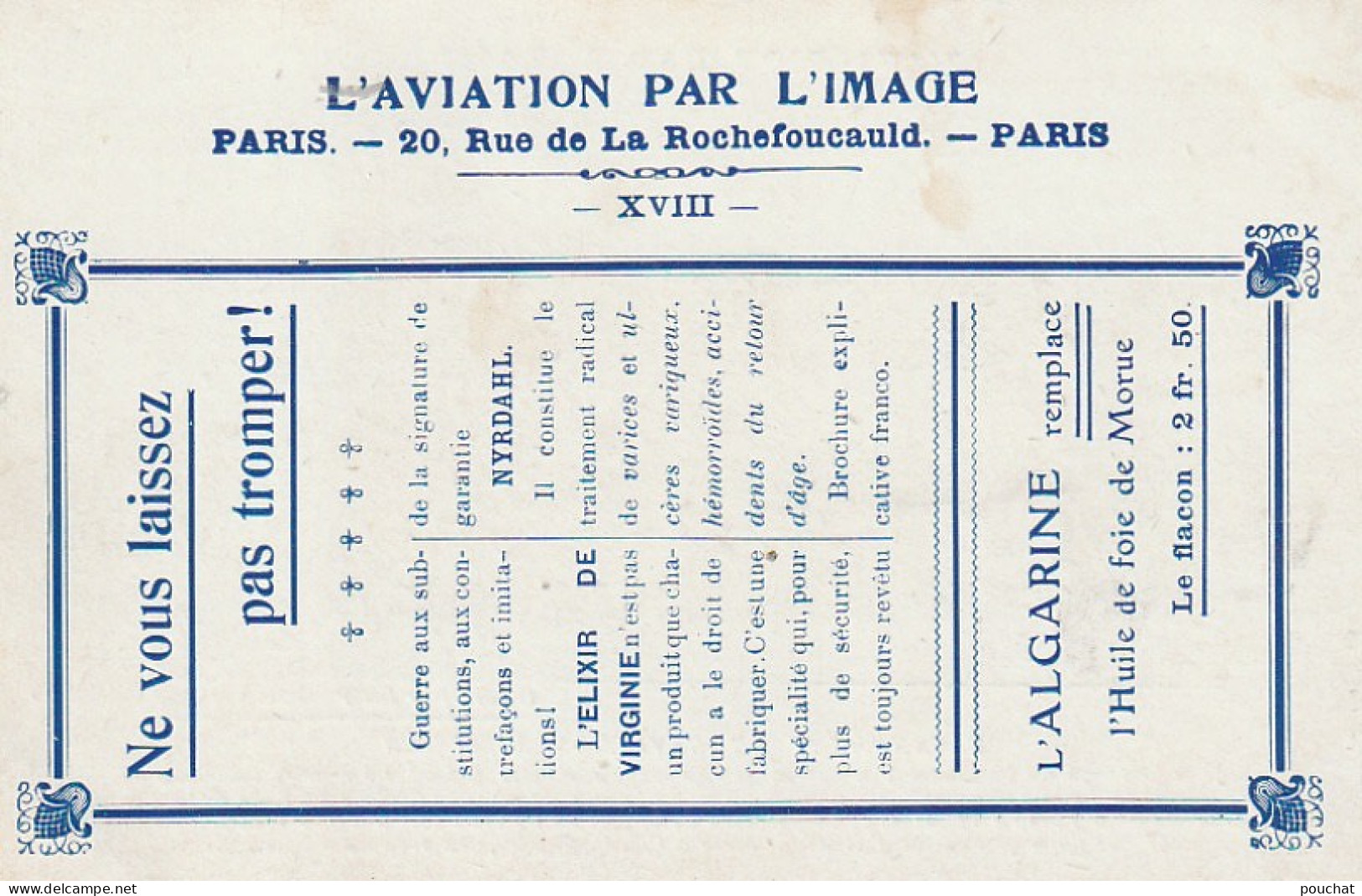 VE 24- L' AVENEMENT DE L' AVIATION MILITAIRE  ( APPAREIL FARMAN )- L' AVIATION PAR L' IMAGE - CARTE PUB NYRDAHL - Sonstige & Ohne Zuordnung