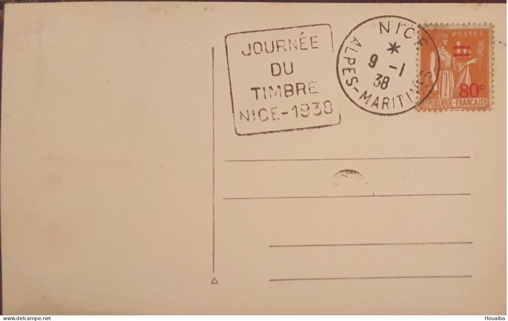 CPA Journée Du Timbre En 1938 à  Nice 06 - Autres & Non Classés