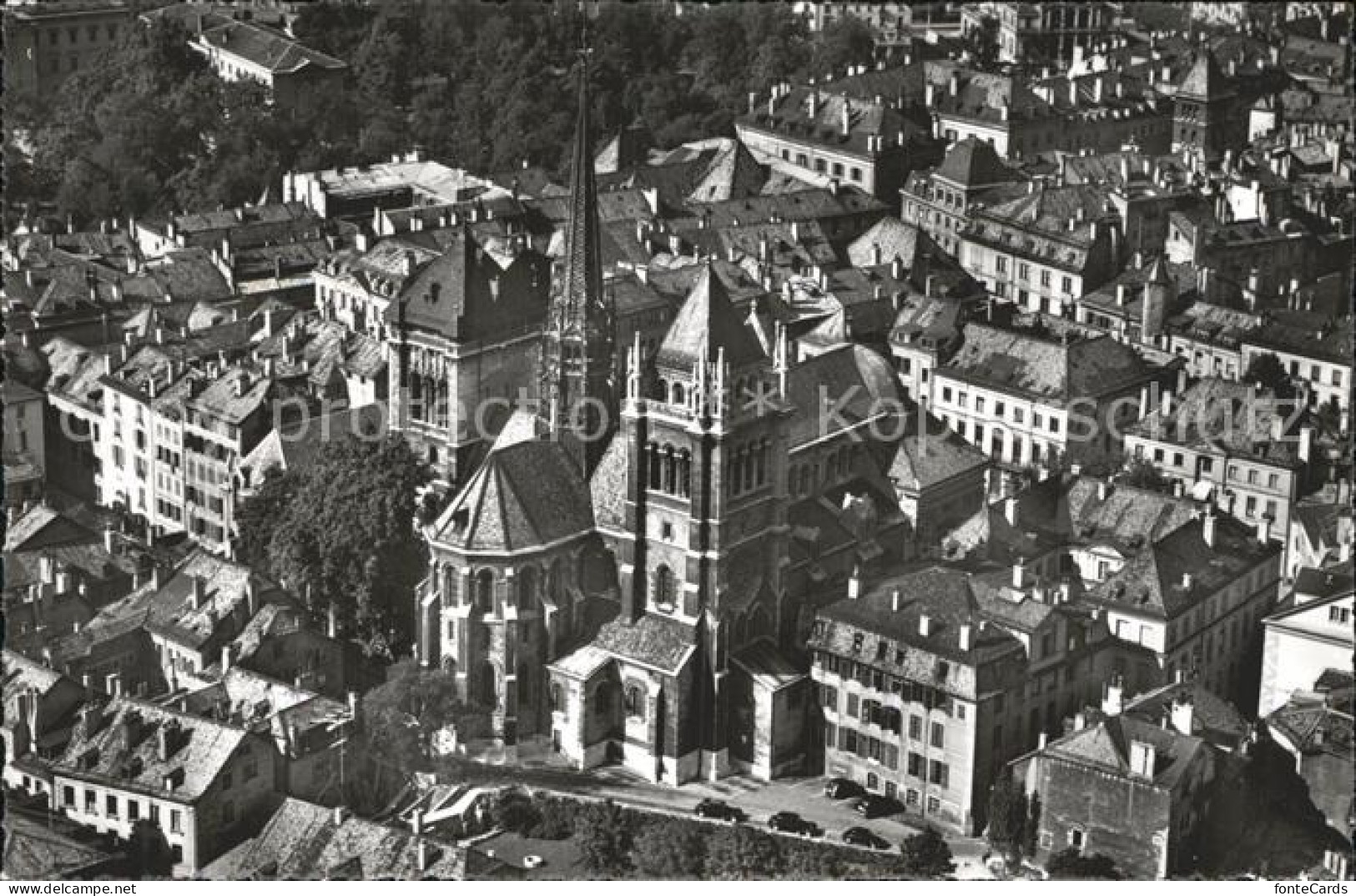 12316424 Geneve GE Cathedrale De St. Pierre Fliegeraufnahme Geneve - Other & Unclassified