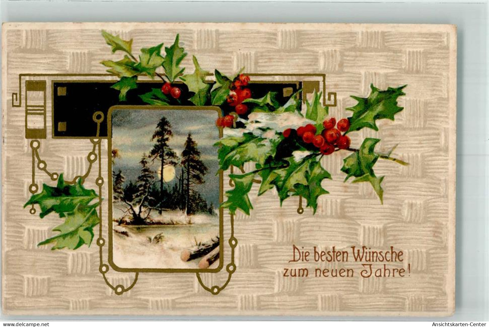 39782706 - Jugendstil Ilex - New Year