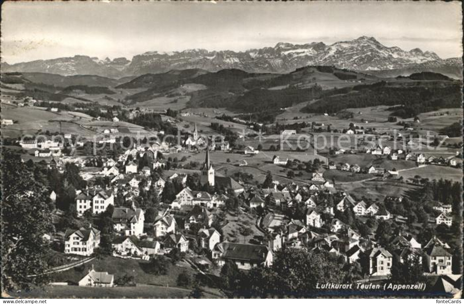 12316191 Teufen AR Gesamtansicht Luftkurort Mit Alpenpanorama Teufen - Other & Unclassified