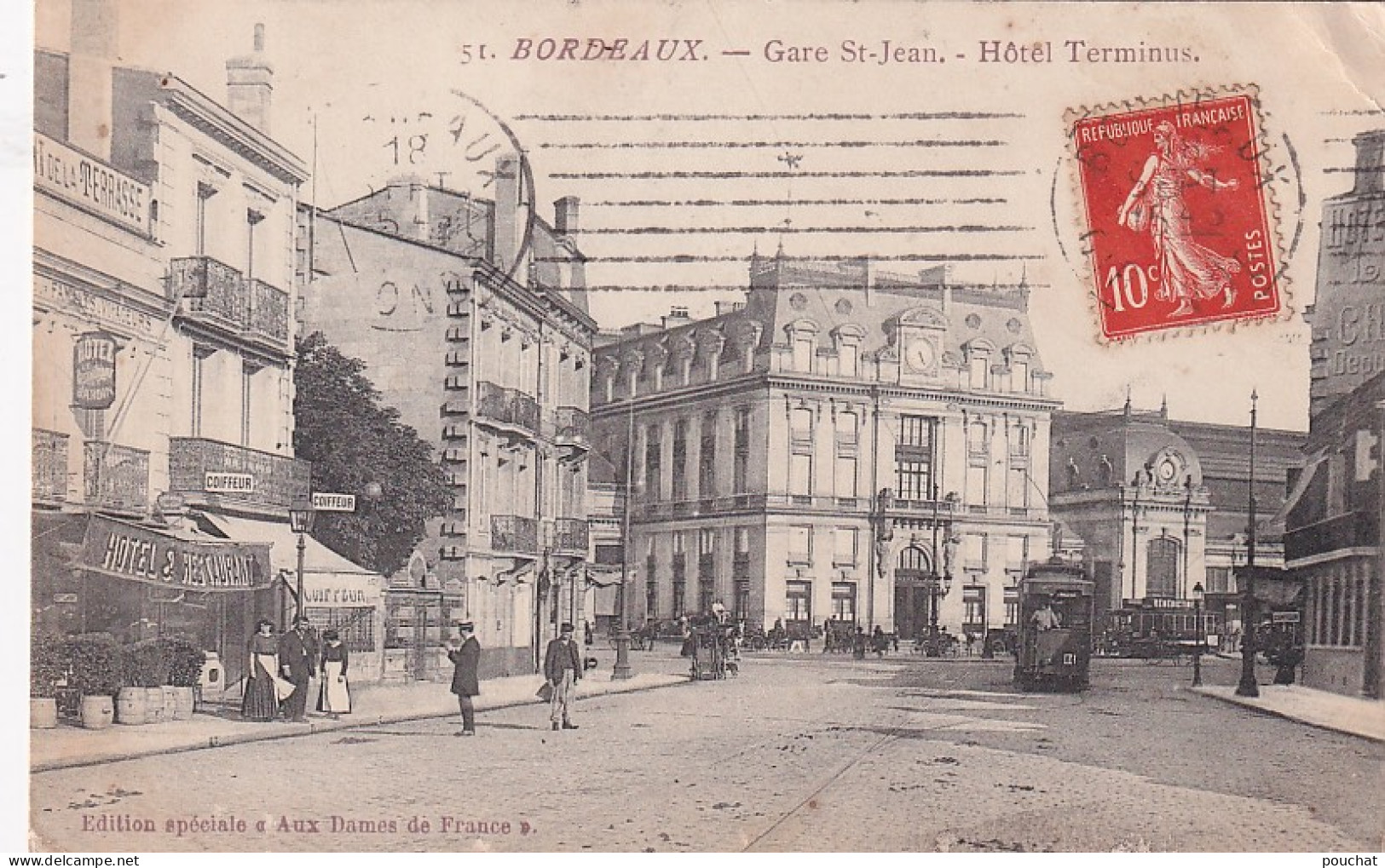 TE Nw29-(33) BORDEAUX - GARE ST JEAN - HOTEL TERMINUS - ANIMATION - Bordeaux