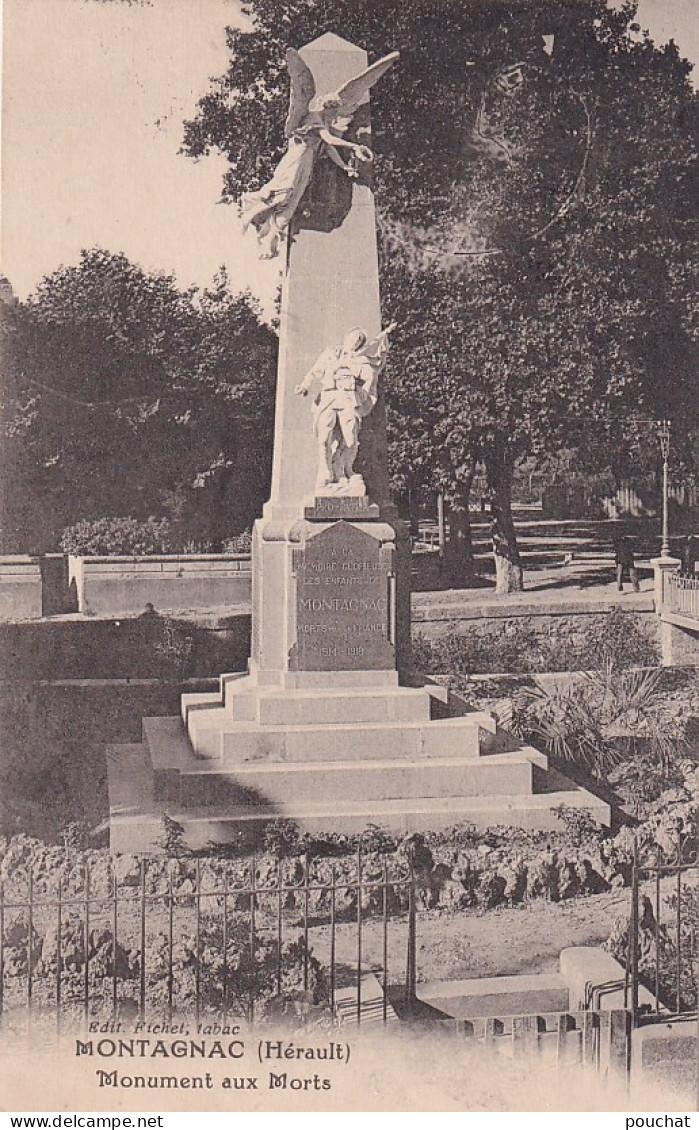 UR Nw27-(34) MONTAGNAC - MONUMENT AUX MORTS - Montagnac