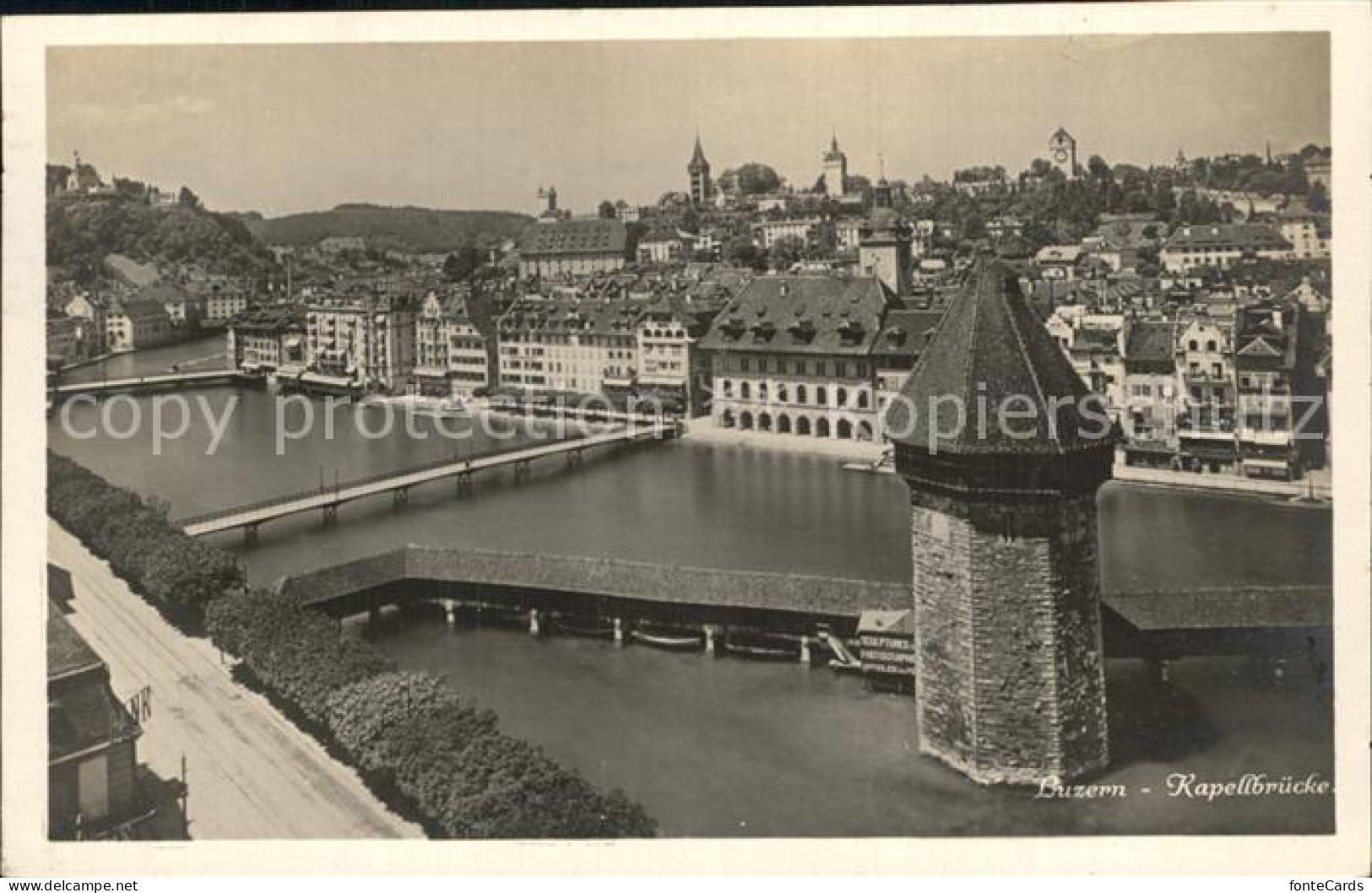 12316111 Luzern LU Kapellbruecke Wahrzeichen Luzern - Altri & Non Classificati