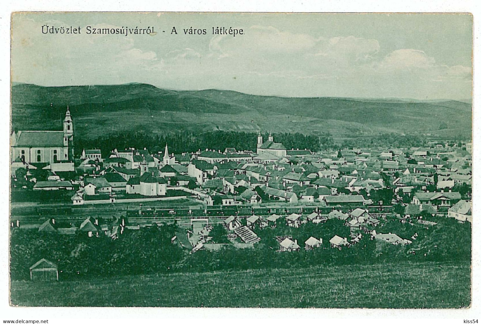 RO 38 - 2866 GHERLA, Cluj, Railway, Romania - Old Postcard - Used - 1917 - Romania