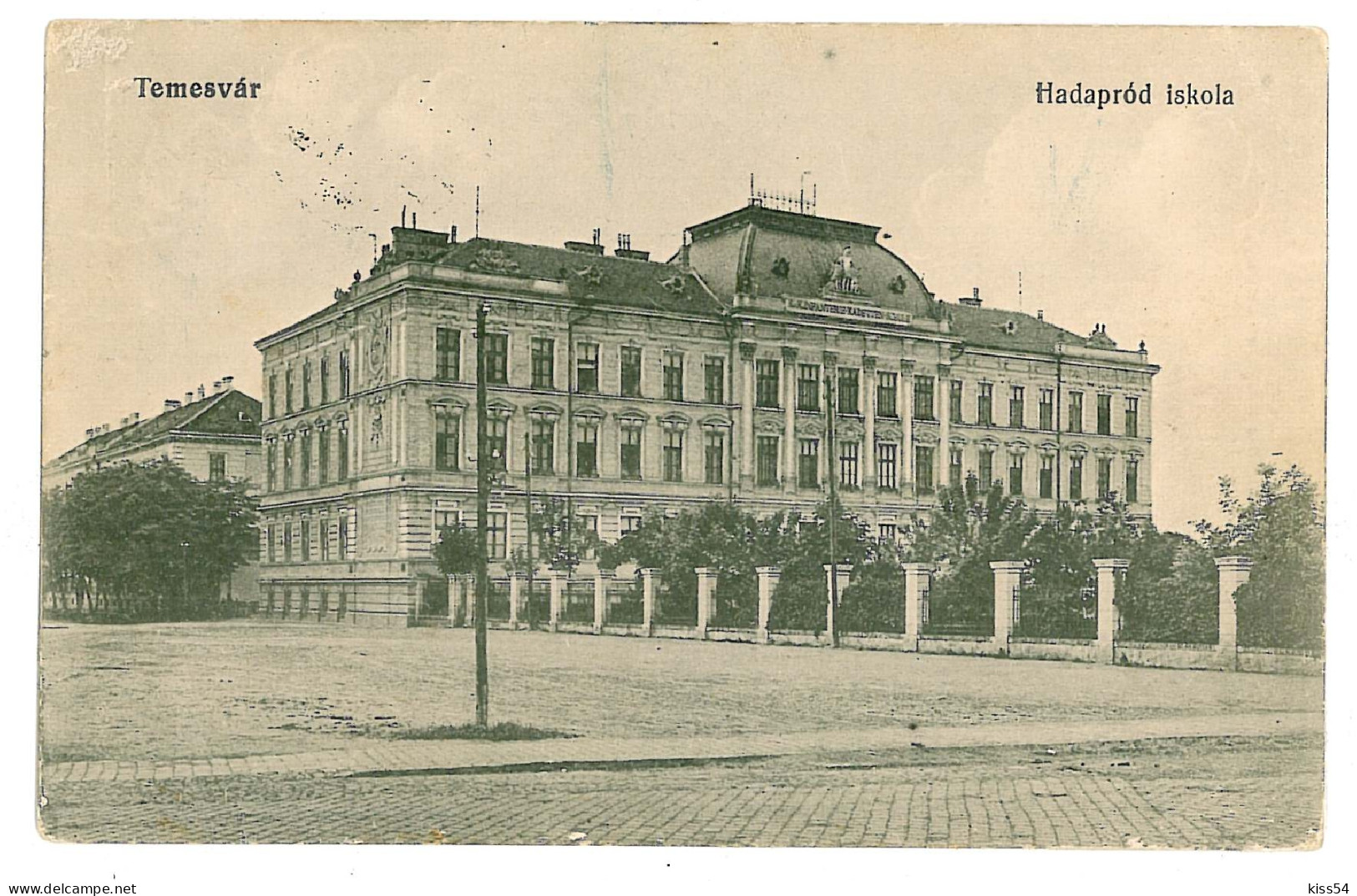 RO 38 - 957 TIMISOARA, High School, Romania - Old Postcard - Used - 1915 - Roumanie