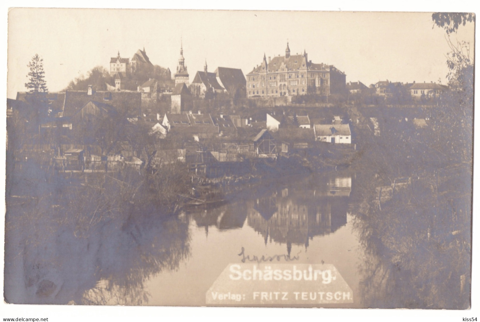 RO 38 - 18226 SIGHISOARA, Mures, Romania - Old Postcard, Real PHOTO - Used - 1913 - Roumanie