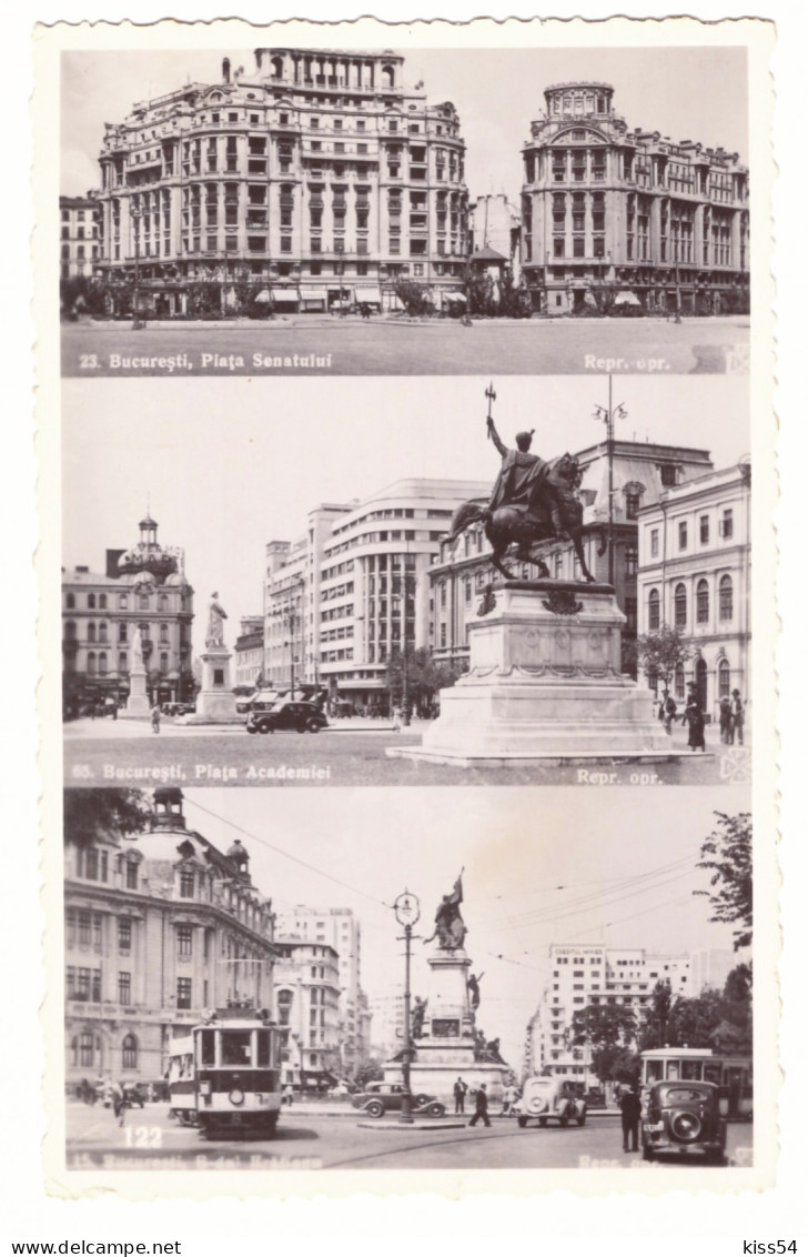 RO 38 - 21139 BUCURESTI, Tramway, Old Cars, Romania - Old Postcard, Real Photo - Unused - Roumanie