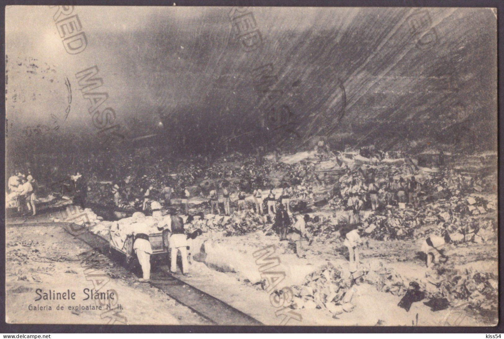 RO 38 - 25039 SLANIC PRAHOVA, Salt Mine, Romania - Old Postcard - Used - 1909 - Romania