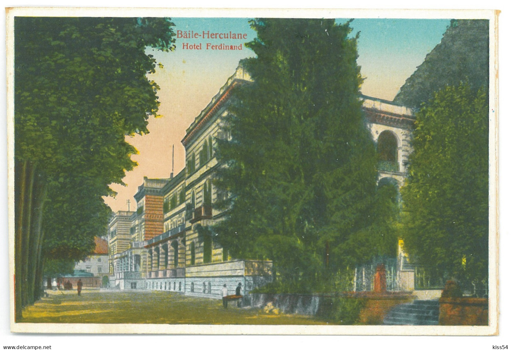 RO 38 - 25080 Baile HERCULANE, Caras-Severin, Ferdinand Hotel, Romania - Old Postcard - Unused - Roumanie